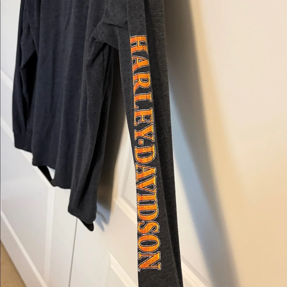 Harley-Davidson Charcoal Long Sleeve Tee - Picture 5 of 5